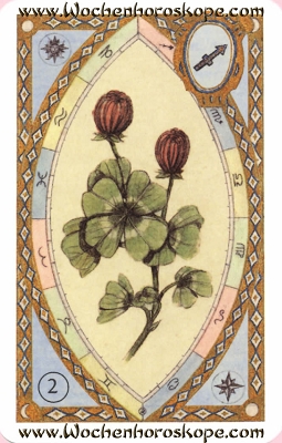 Der Klee, Wochenhoroskop
