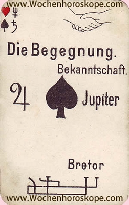 Die Begegnung, Wochenhoroskop Arbeit und Finanzen