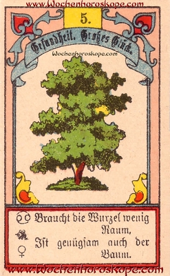 Der Baum im Wochenhoroskop für diesen Tag