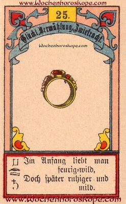 Der Ring im Wochenhoroskop für diesen Tag