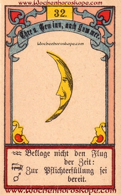 Der Mond im Wochenhoroskop für diesen Tag